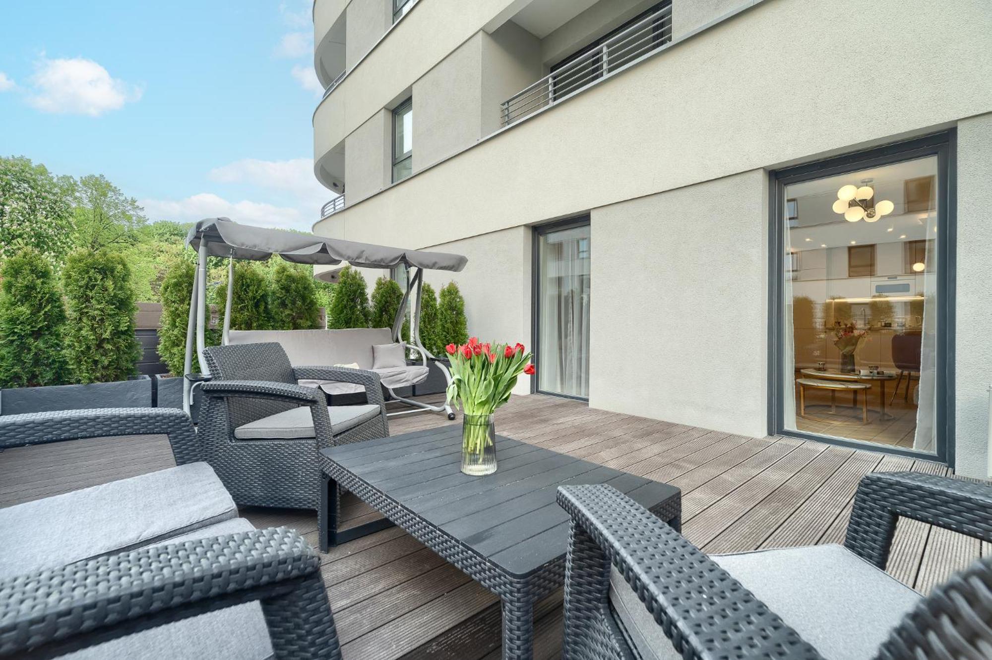 Apartments Ostsee Suntowers Taras Świnoujście  Eksteriør billede
